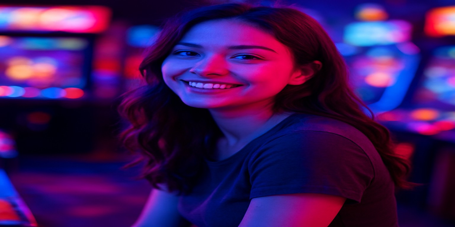 999k-এ গেম উপভোগ করছেন একজন নারী